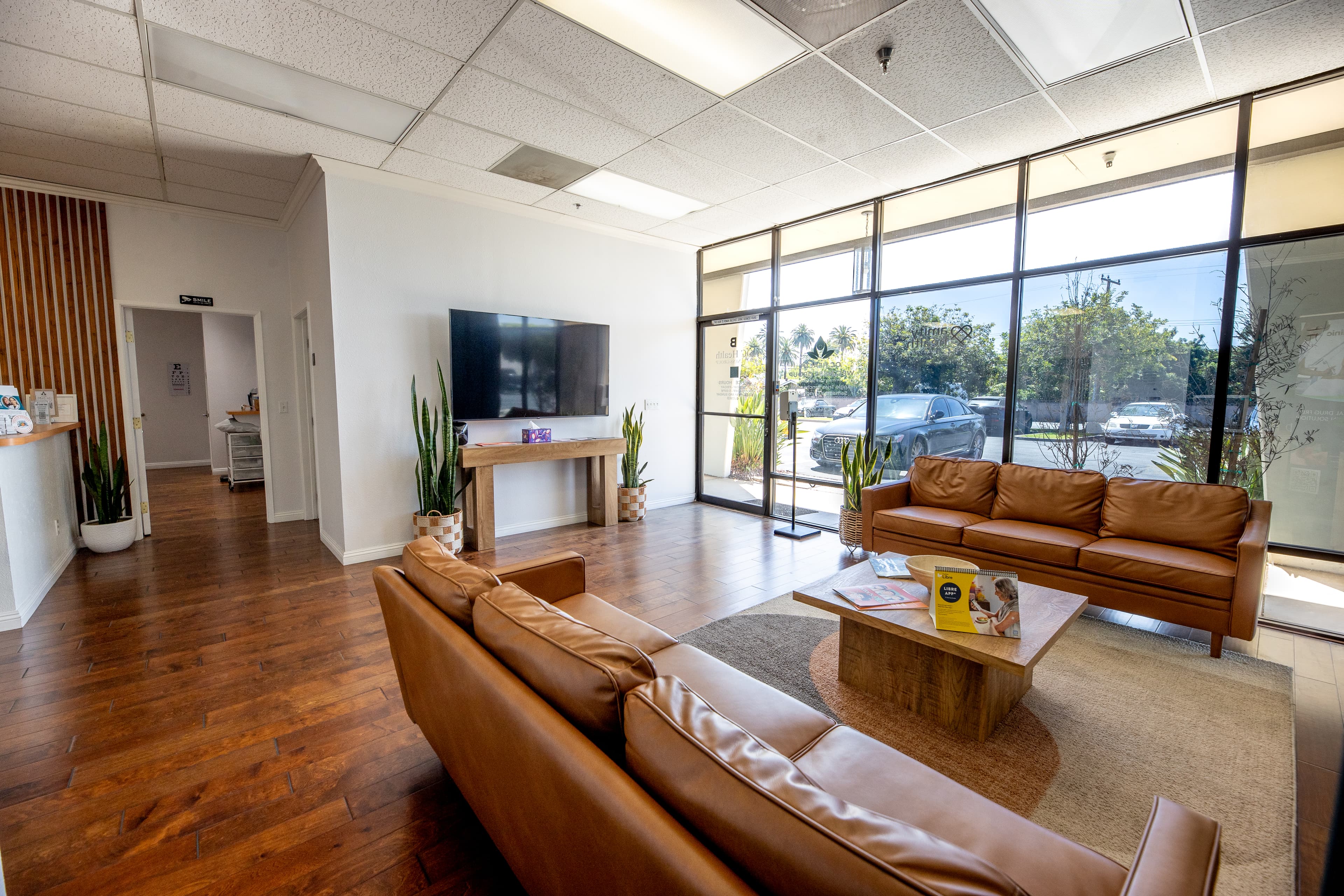 Waiting area at Amity Health Orange